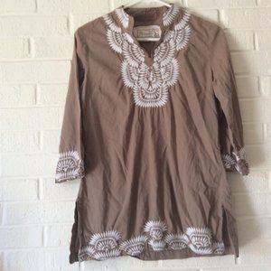 🌵Aventura Popover shirt organic size small